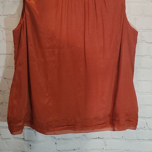 Coldwater Creek orange tank top size XL - Picture 3 of 9